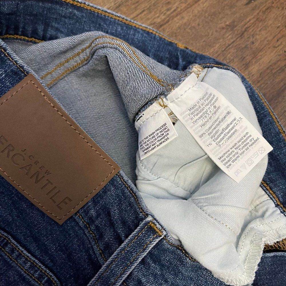 J. Crew Cutoff Denim Skirt - Picture 4 of 7